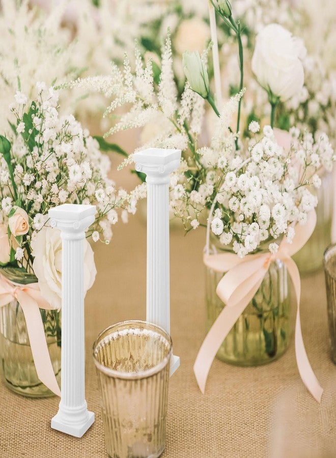 OFFSCH Roman Column Decorating Set of 6 - White Mini Columns for Home Decoration Photography Props and DIY Projects - Nordic Classic Design - Image 3
